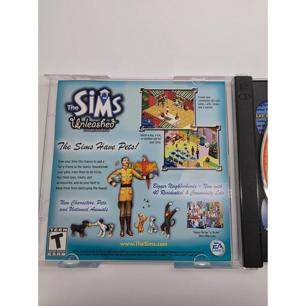 The Sims Superstar Expansion Pack PC 2003 EA Games Maxis 2-Disc Jewel Case